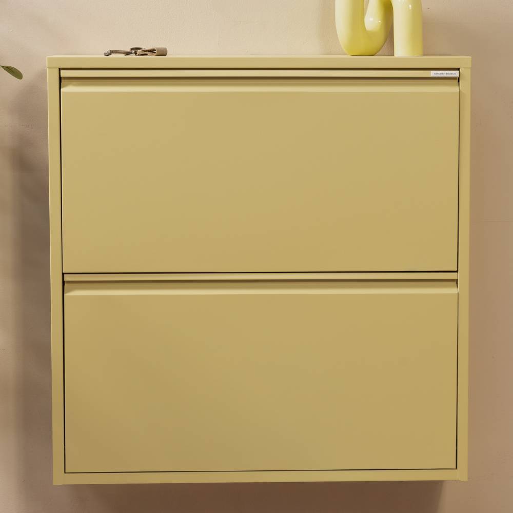 Garderobenschuhschrank Loukan für die Wandmontage 23 cm tief