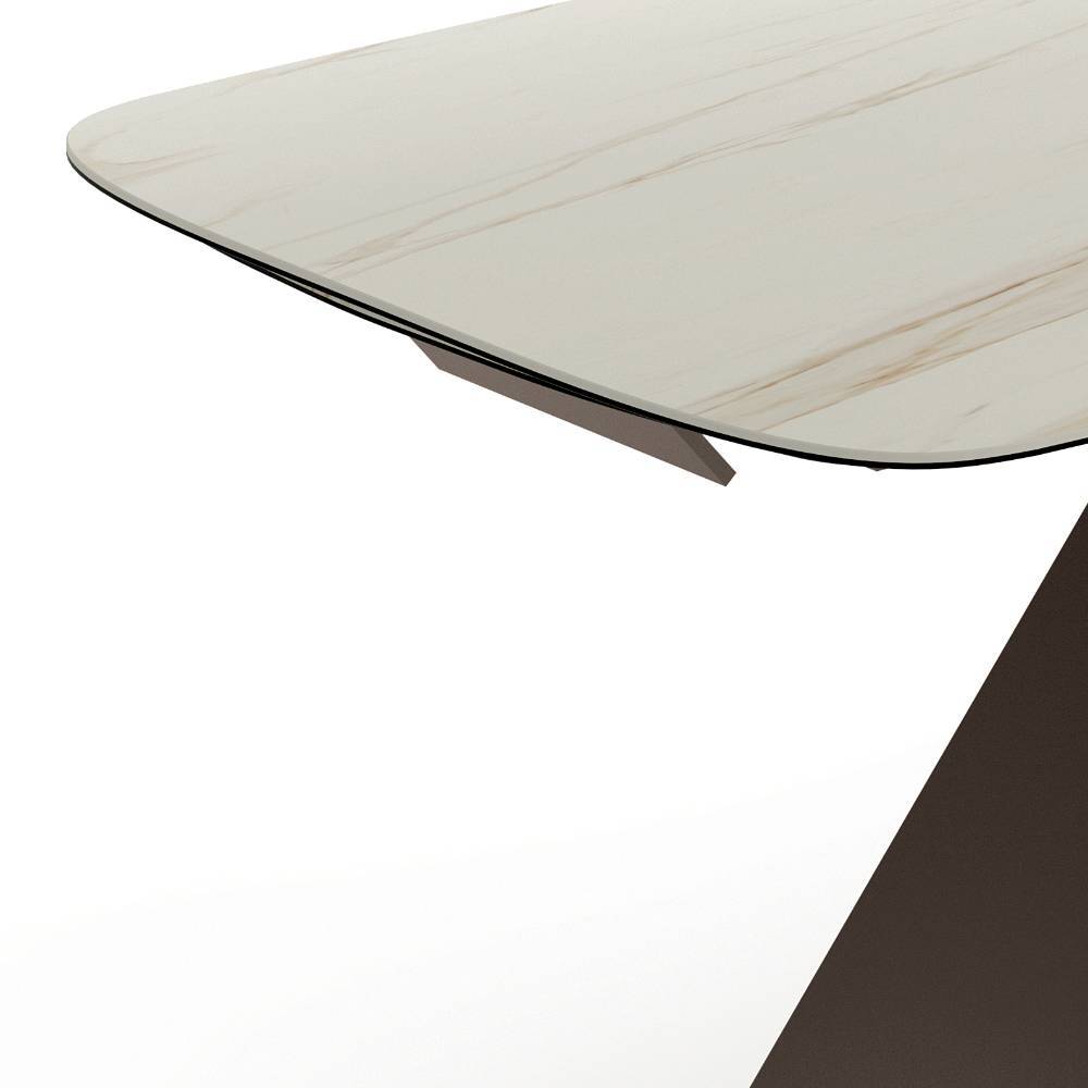 Esstisch Vimancio in modernem Design mit Keramikplatte