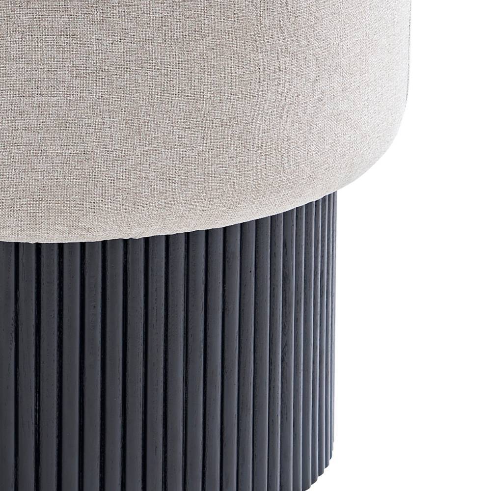 Beistellhocker Sambarin im Skandi Design mit Truhe