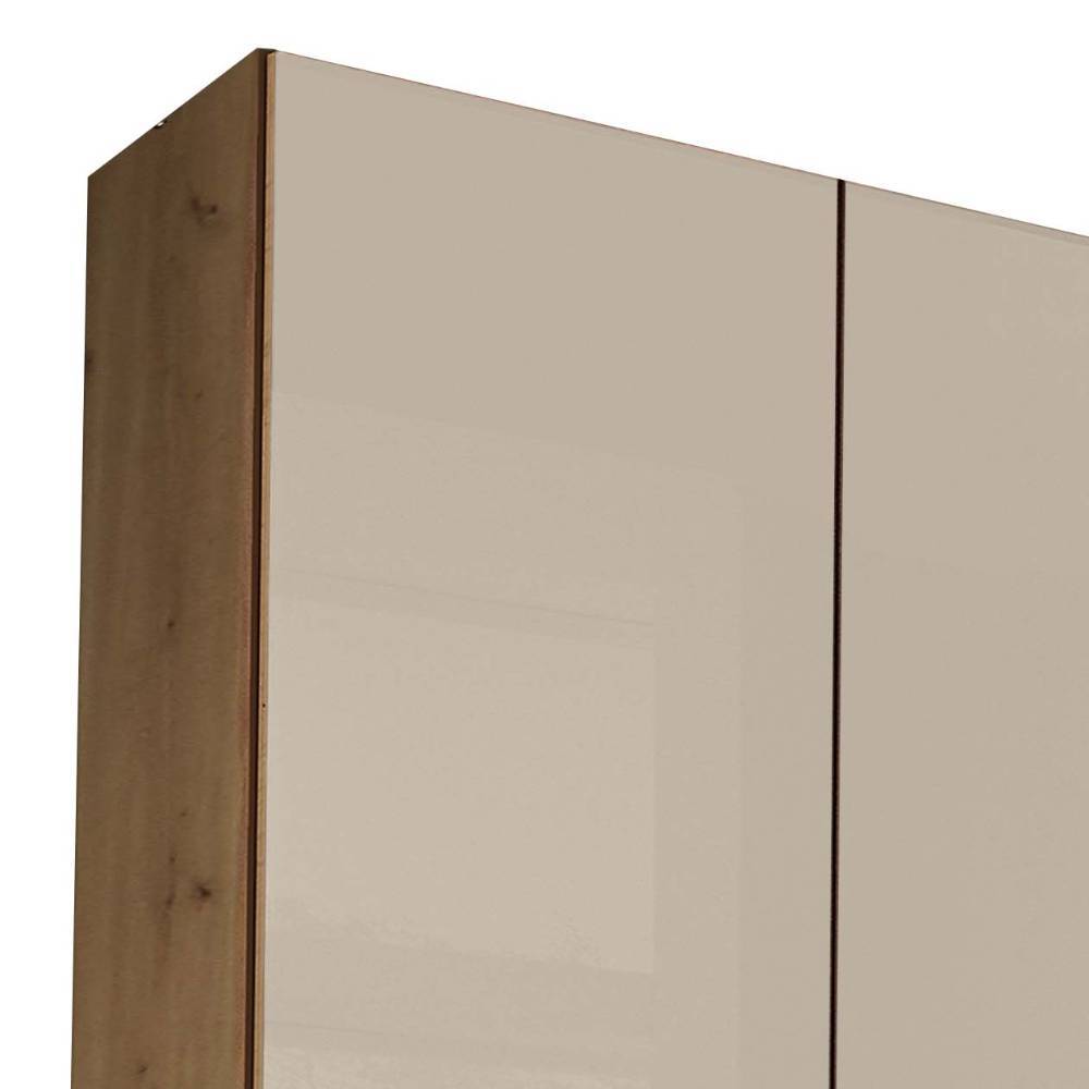 Drehtürschrank Viramiru 58 cm tief in Champagner