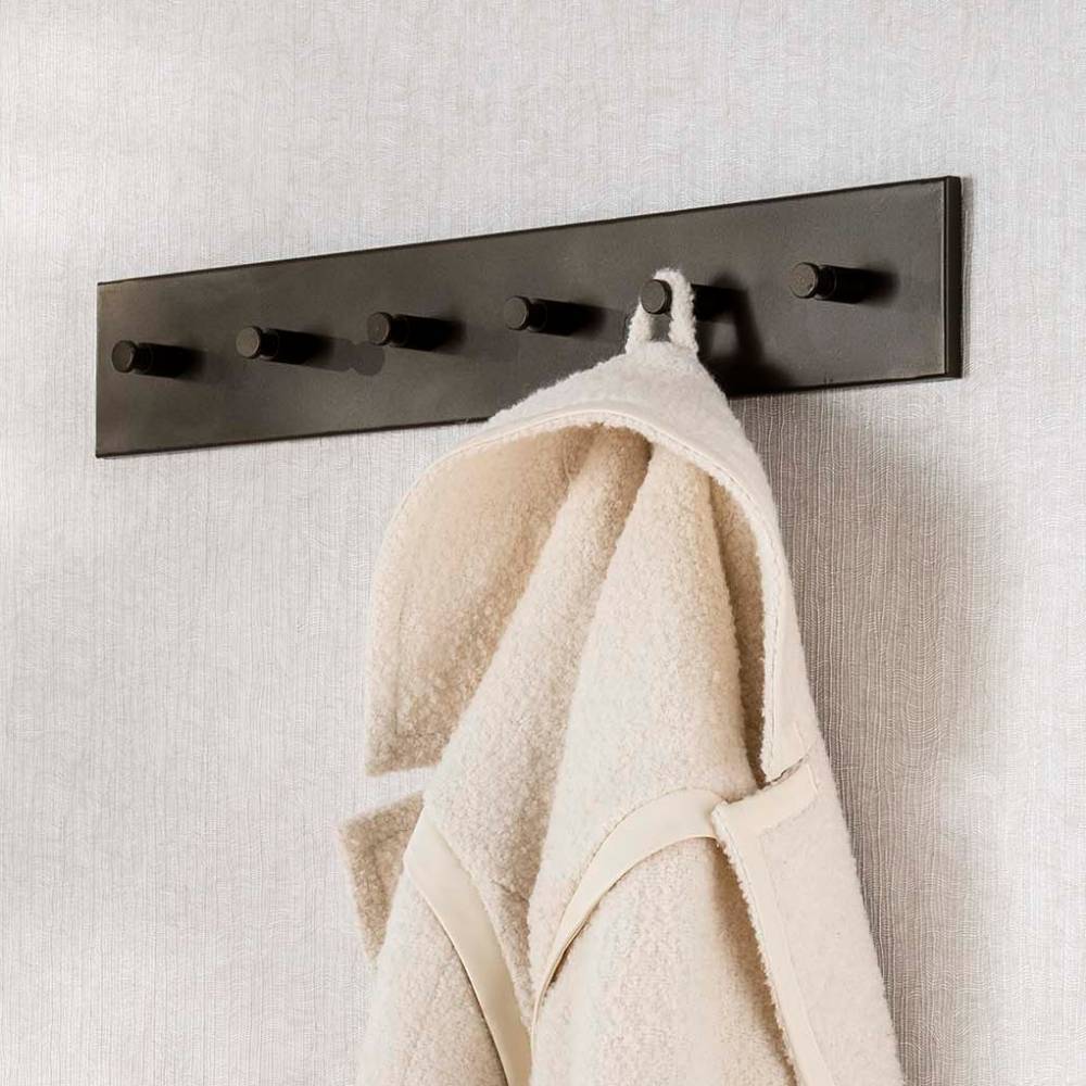 Wandgarderobenleiste San Bruma aus Metall im Industry und Loft Stil