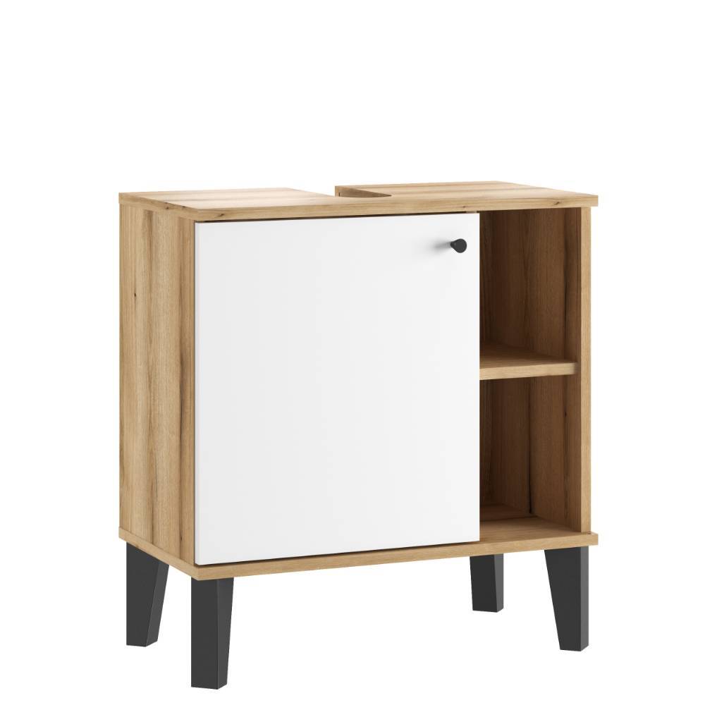 Badmöbelkomplettset Zyret dreiteilig in modernem Design (dreiteilig)