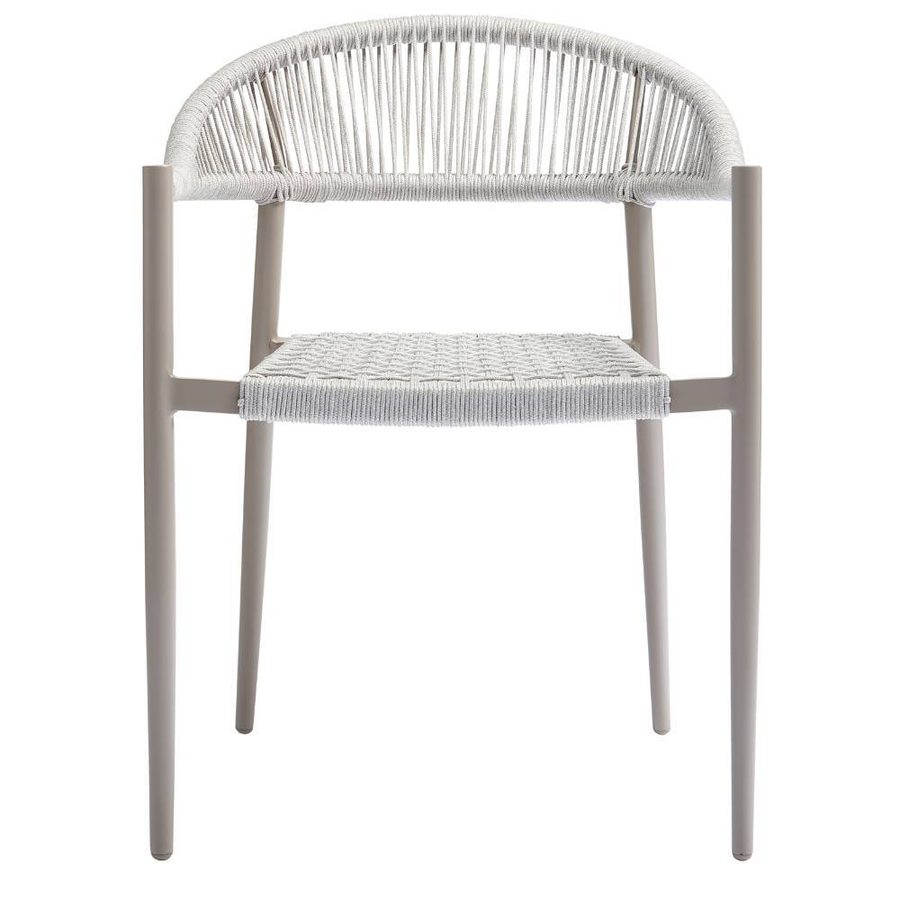 Outdoor Stühle Rabima aus Kordel und Aluminium (2er Set)