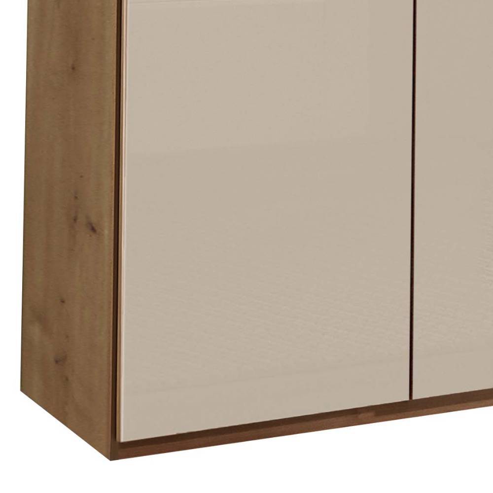 Drehtürschrank Viramiru 58 cm tief in Champagner