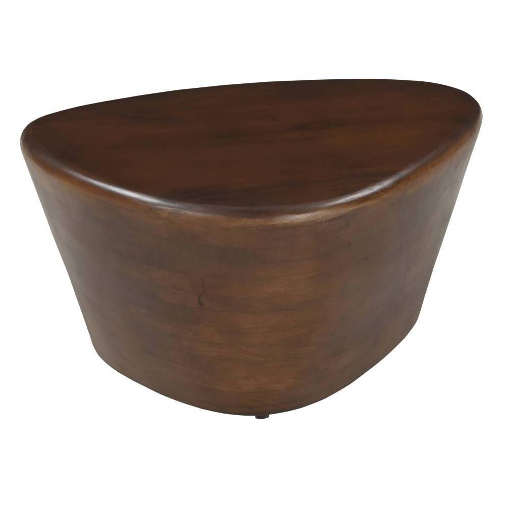 Couchtisch Iloca aus Mangobaum Massivholz in Wankelform