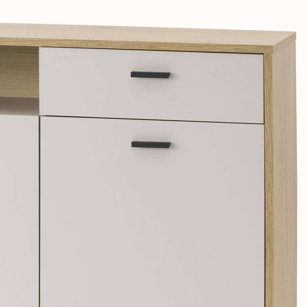 Sideboard Zimena mit zwei offenen Fächern 205 cm breit