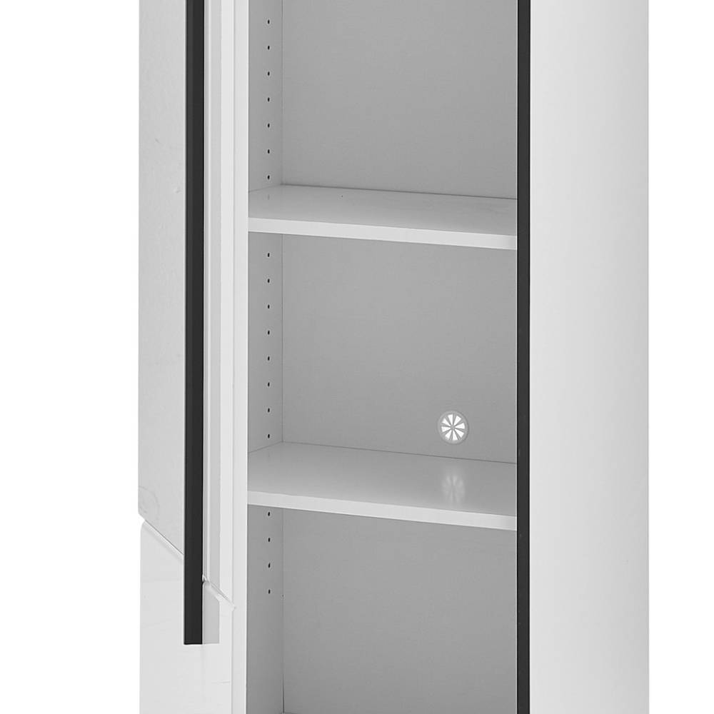 Dielenkleiderschrank Fricossa mit Spiegeltür Hochglanz