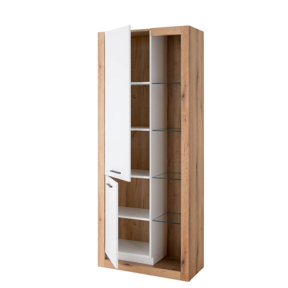 Anbauwand Asprecca 195 cm hoch und 43 cm tief (vierteilig)