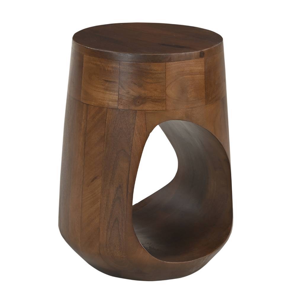 Beistelltischchen Iloca aus Mangobaum Massivholz in modernem Design