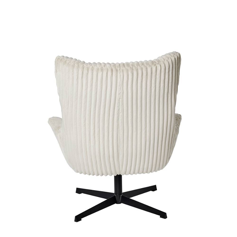 Ohrensessel Galadera aus Breitcord in modernem Design