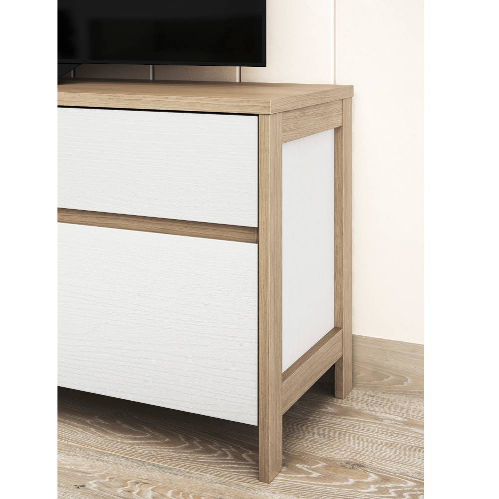 Design Wohnwand Labrassa dreiteilig melaminbeschichtet (dreiteilig)