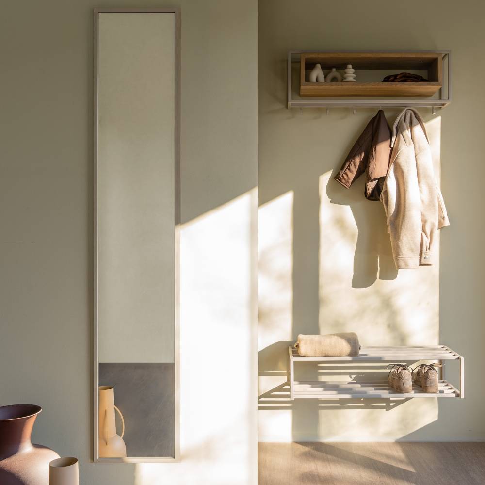 Garderobenspiegel Cursa 160 cm hoch 30 cm breit