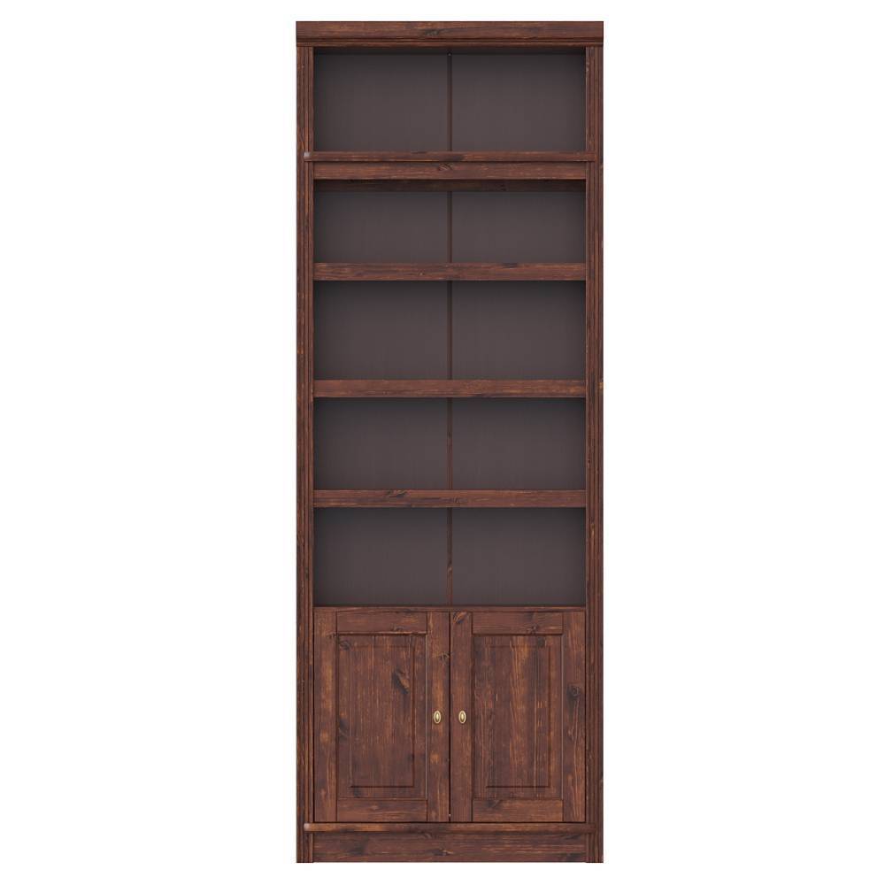 Regalschrank Naguera mit Massivholz Türen im Landhausstil