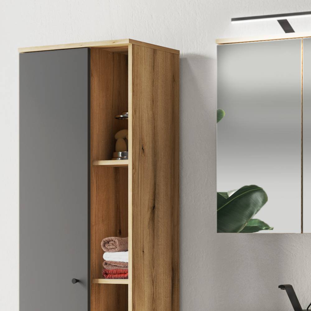 Moderne Badmöbel Pattinos dreiteilig - 190 cm hoch (dreiteilig)