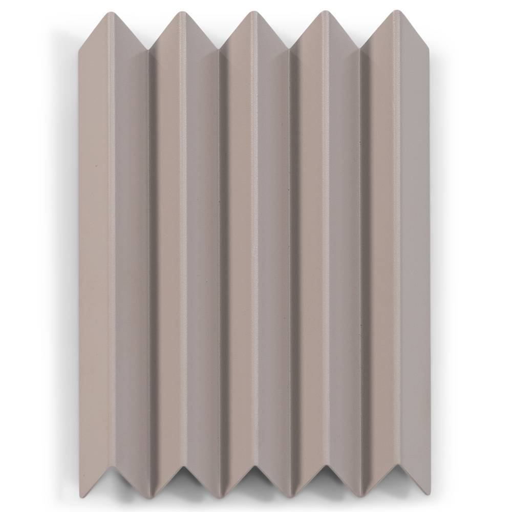 Wandgarderobenleiste Virenca in Taupe mit 5 Kleiderhaken