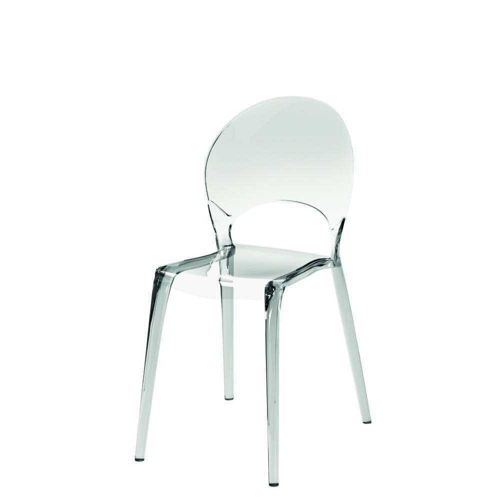Esszimmerstuhl Younglo aus Kunststoff Transparent (4er Set)