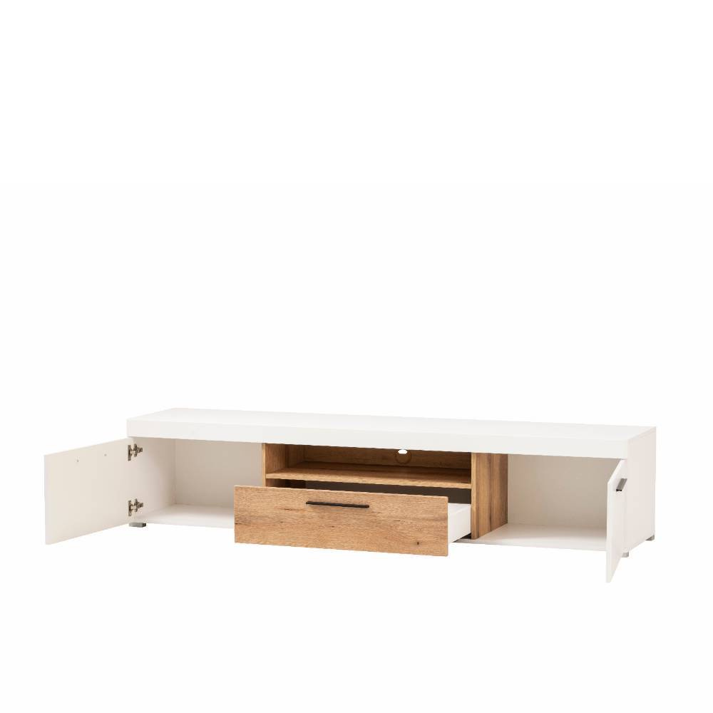 Wohnwand Vrenessa in modernem Design 200 cm hoch (vierteilig)