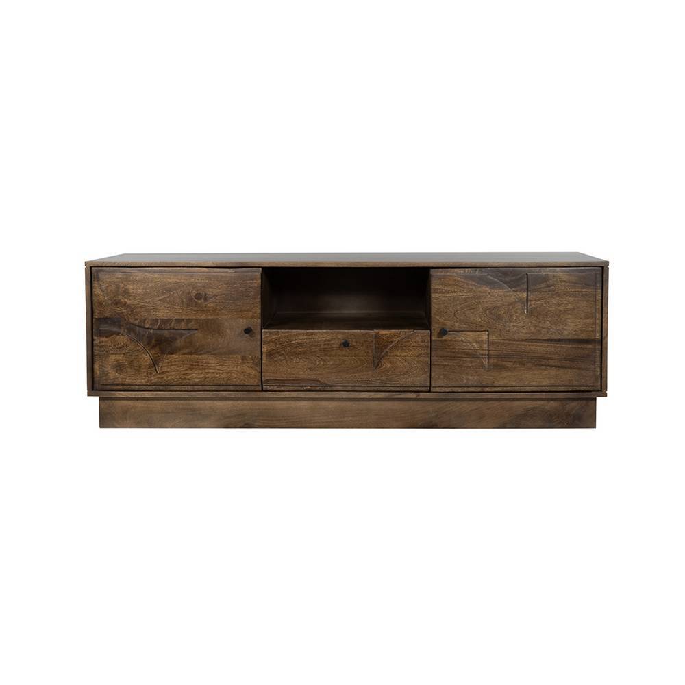 TV Lowboard Johnsa in Walnussfarben 150 cm breit - 50 cm hoch