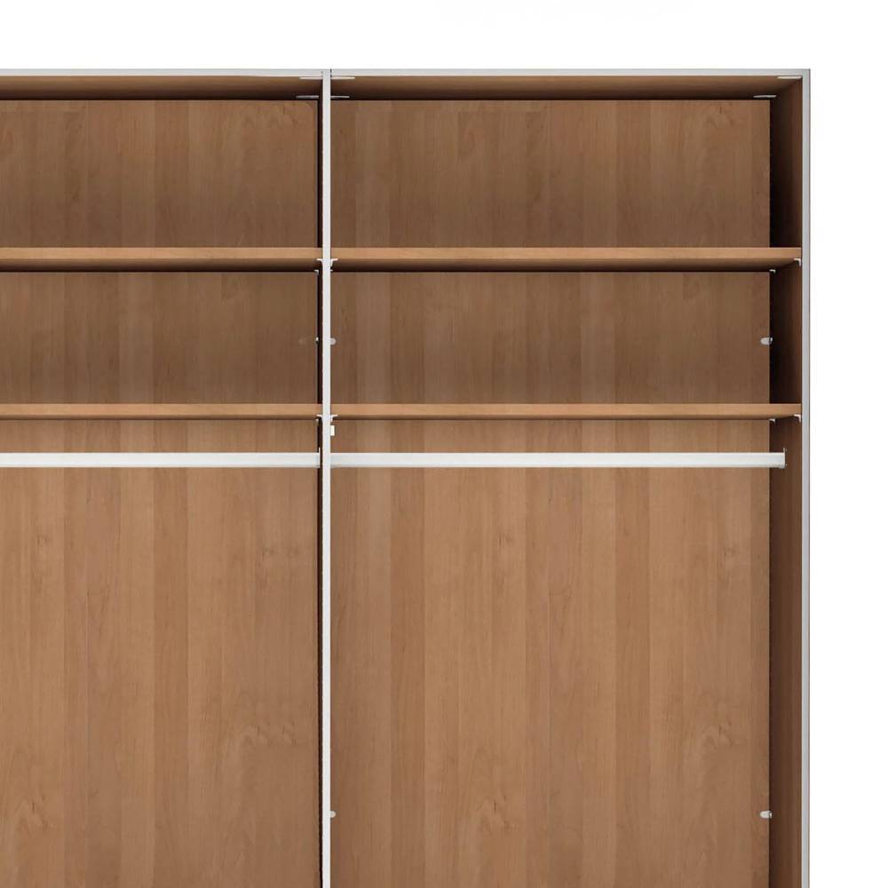 Drehtürschrank Viramiru 58 cm tief in Champagner