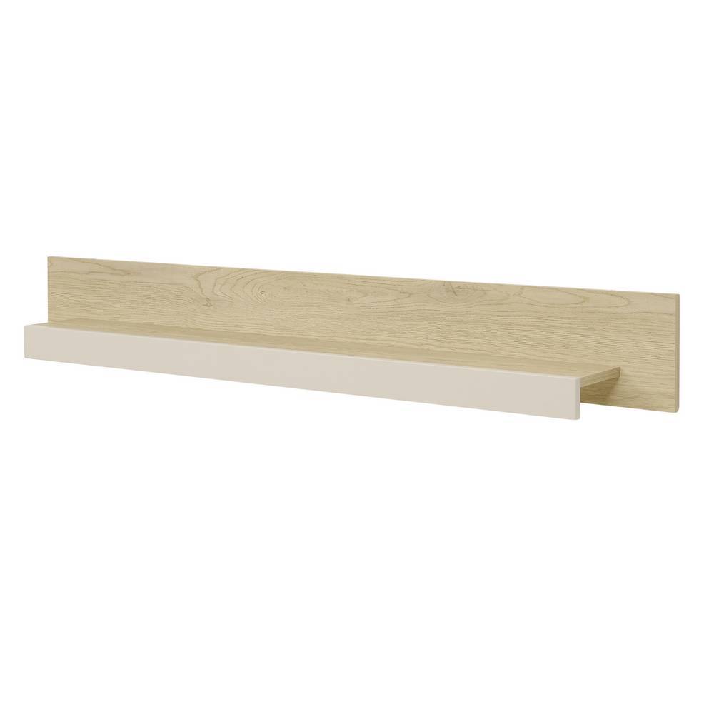 Wandboard Helina in Wildeiche Bianco und Beigegrau
