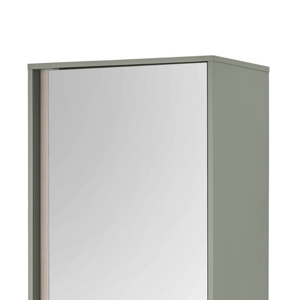 Garderobenschrank Ulfava mit Spiegeltür 200 cm hoch