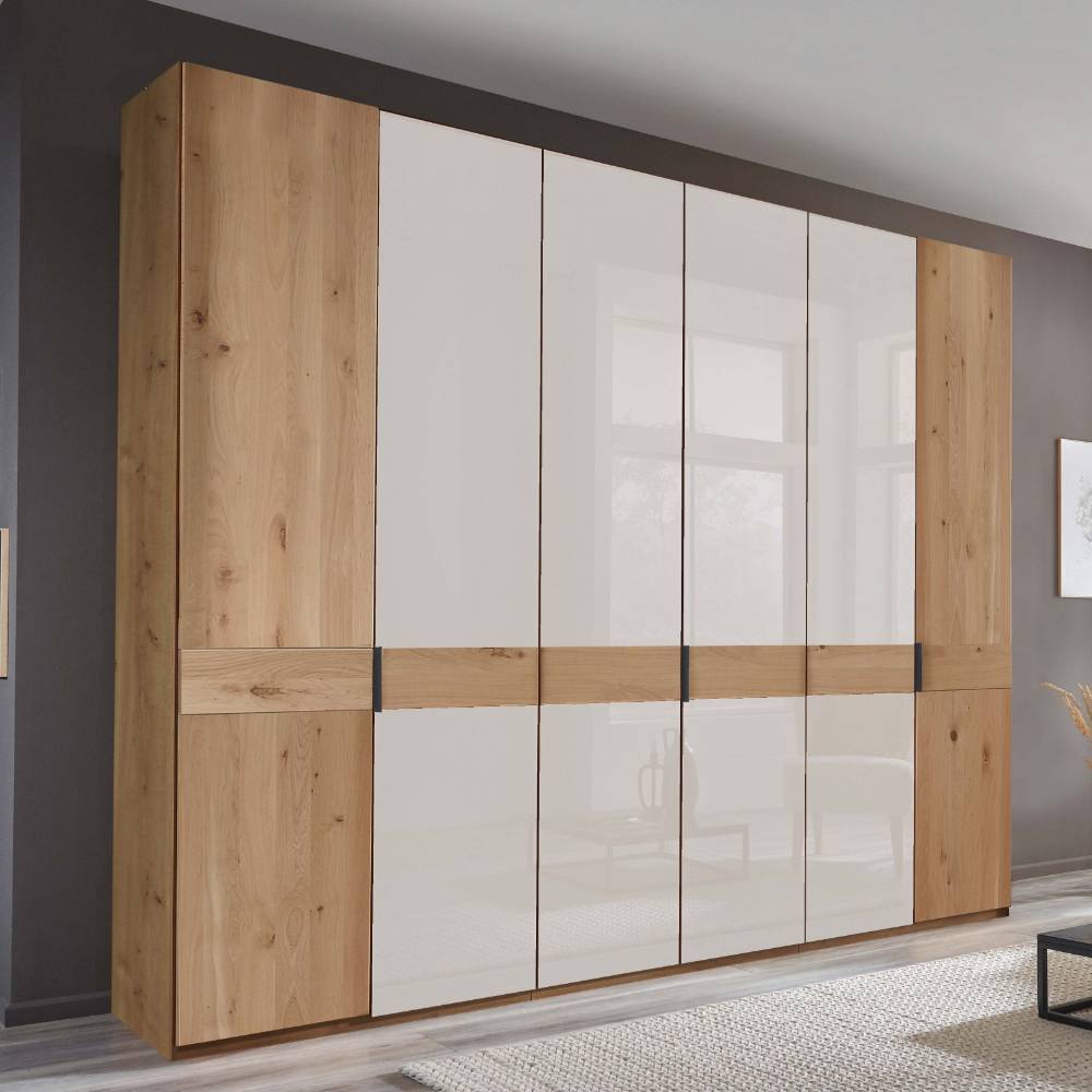 Kleiderschrank Durac in modernem Design 295 cm breit