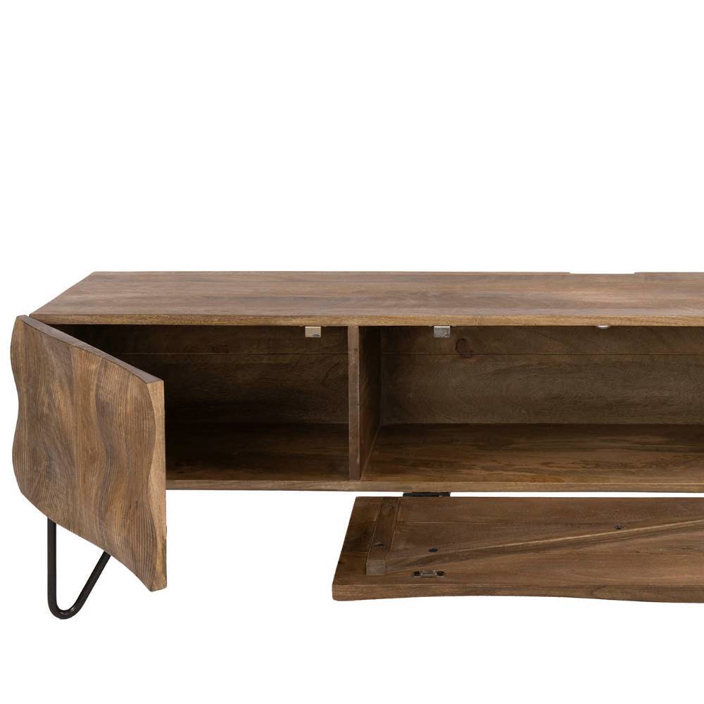 TV Lowboard Juny aus Mangobaum Massivholz 160 cm breit