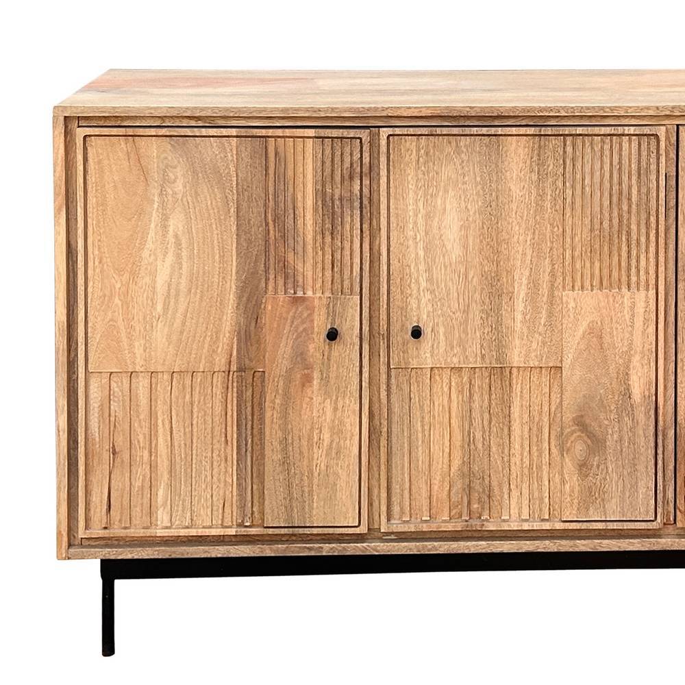 Sideboard Diaria aus Mangobaum Massivholz 130 cm breit