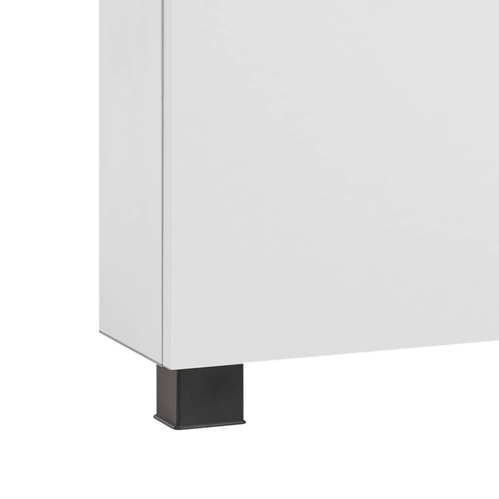 Bad Nischenschrank Forcelan mit Toilettenpapierhalter 71 cm breit