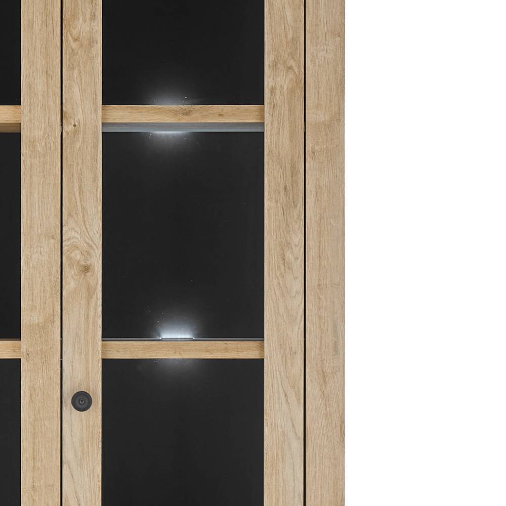 Vitrine Jennva im Landhausstil mit offenen Fächern