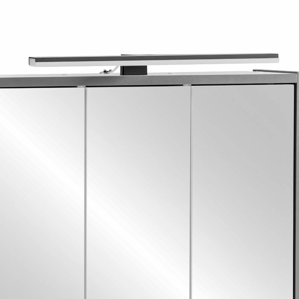 Spiegelschrank Bennus in Anthrazit für die Wandmontage