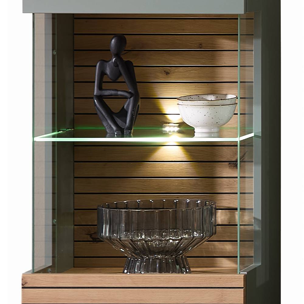 Stauraumvitrine Ilitalcon mit LED Beleuchtung in modernem Design