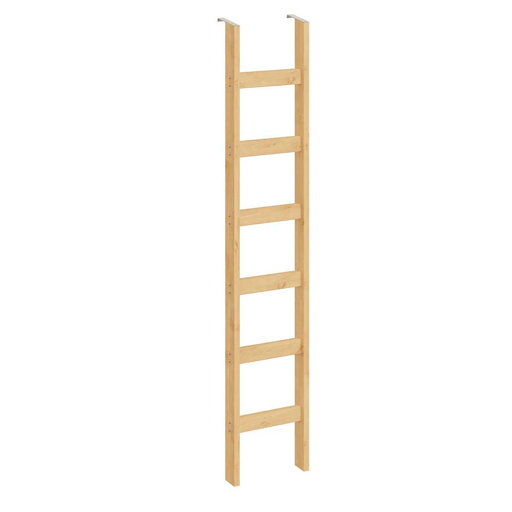 Bücher Regal Claros aus Kiefer Massivholz 220 cm hoch