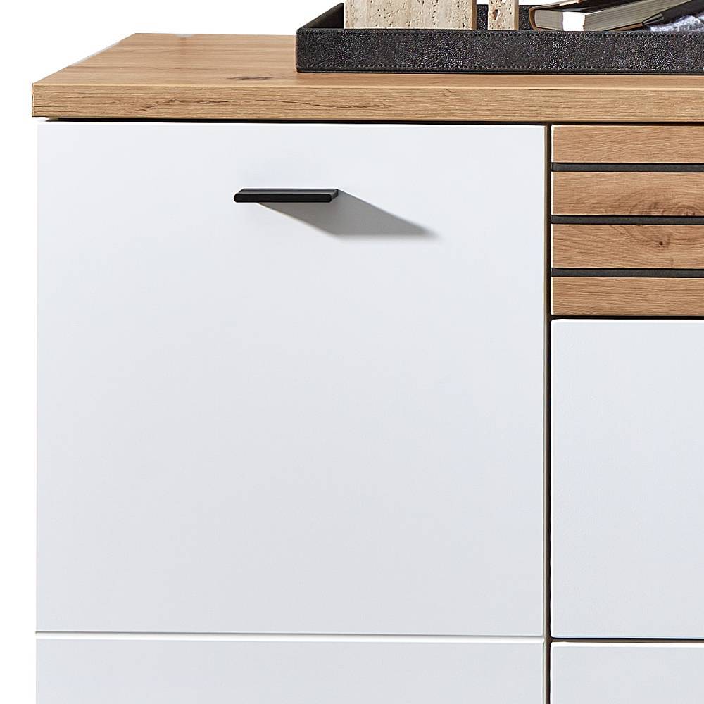 Schuhschrank Luzie in modernem Design mit zwei Schubladen