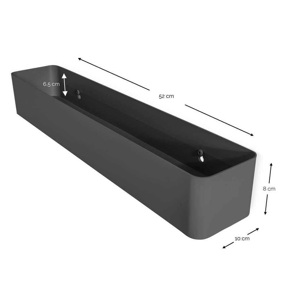 Wandboard Brown in Taupe aus Stahl