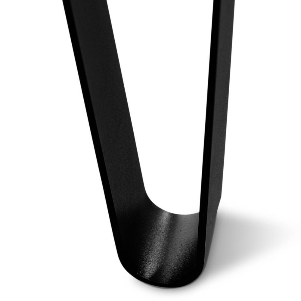 Beistelltisch Sofa Pathos mit Hairpin Gestell in Schwarz