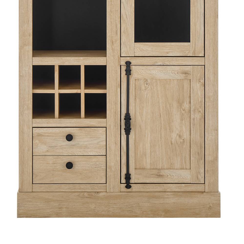 Vitrine Jennva im Landhausstil mit offenen Fächern
