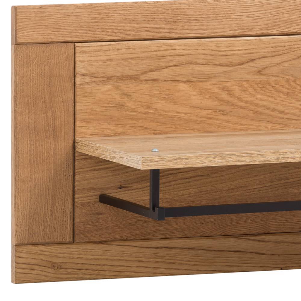 Wandgarderobe Vroscian in Eichefarben 80 cm breit
