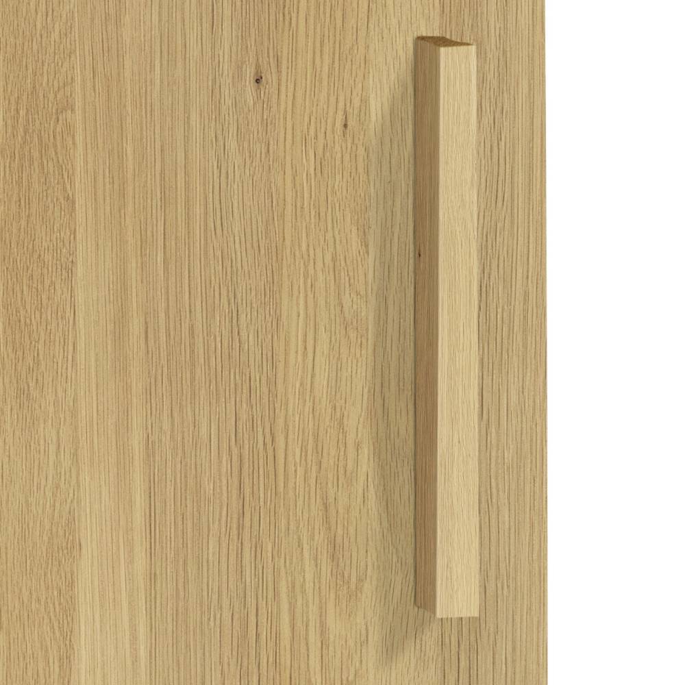 Schrank Ismena in Eiche hell und Weiß