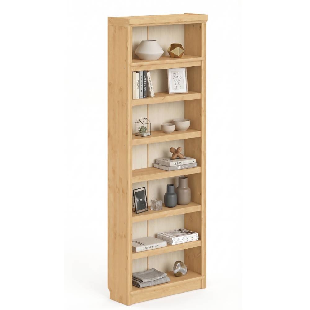 Bücher Regal Claros aus Kiefer Massivholz 220 cm hoch