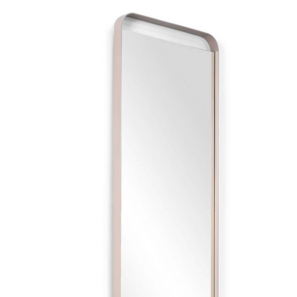 Wandspiegel Smidan in Taupe 175 cm hoch