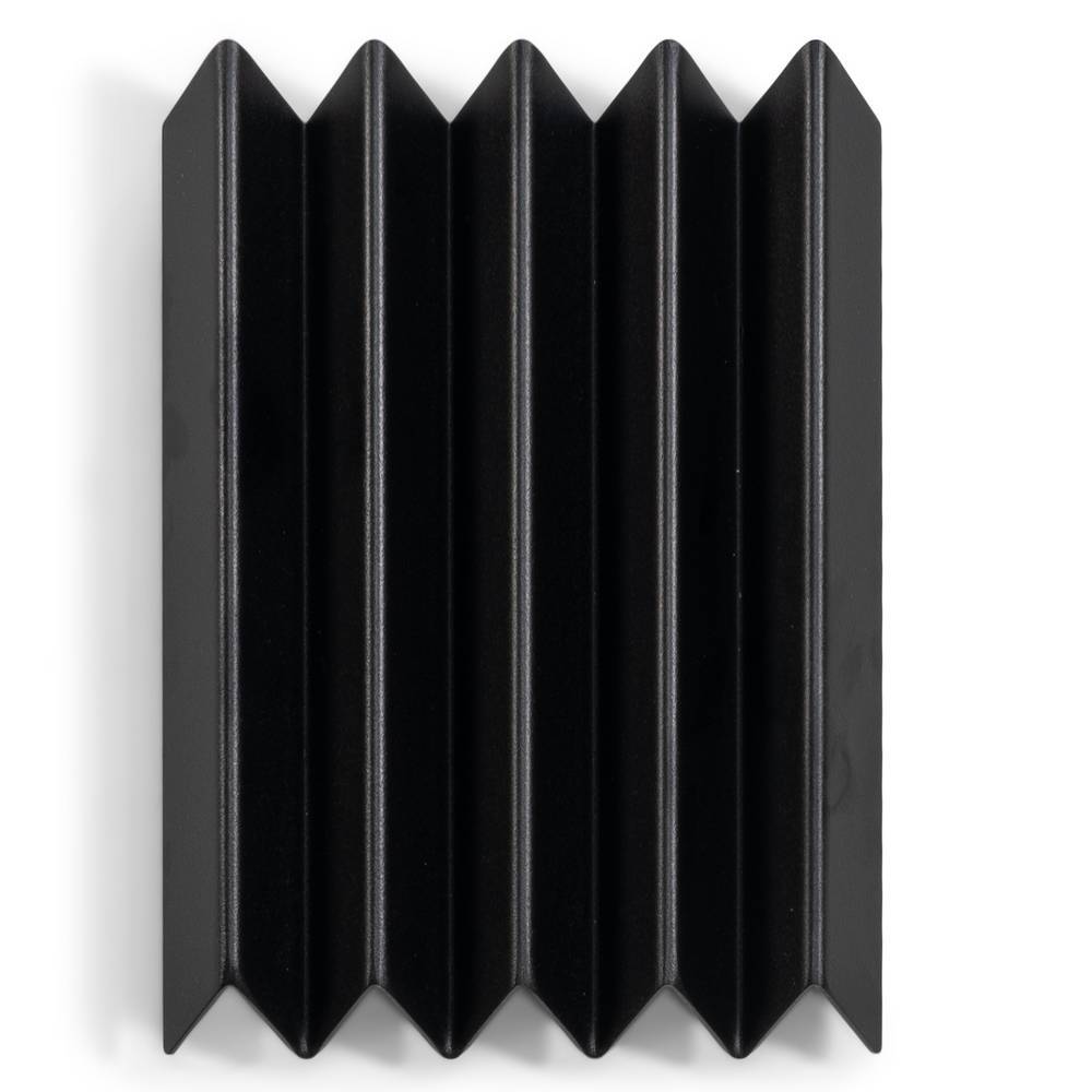 Wandgarderobe Cabarete in Schwarz mit 5 Kleiderhaken