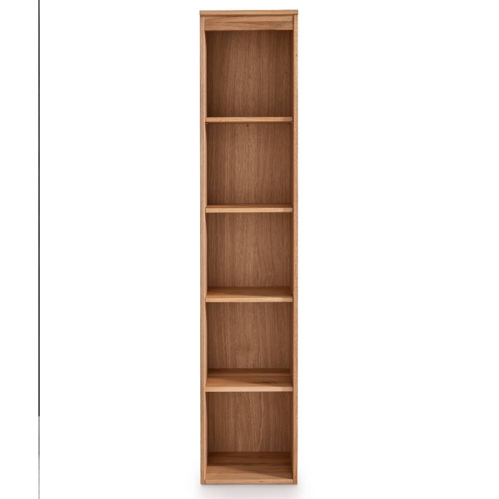 Eiche Massivholz Aktenregal Samluca 194 cm hoch 40 cm breit