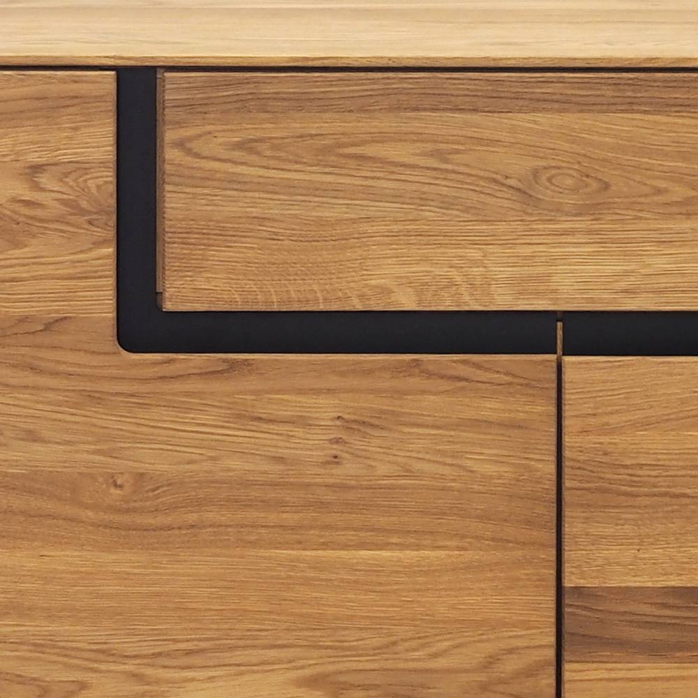 TV Lowboard Arouca aus Eiche Massivholz 162 cm breit