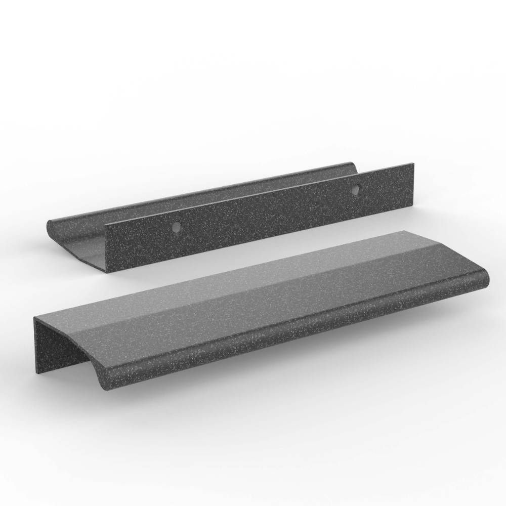 Kleiderschrank mit Glasfront Merkur in Eiche Bianco und Dunkelbraun