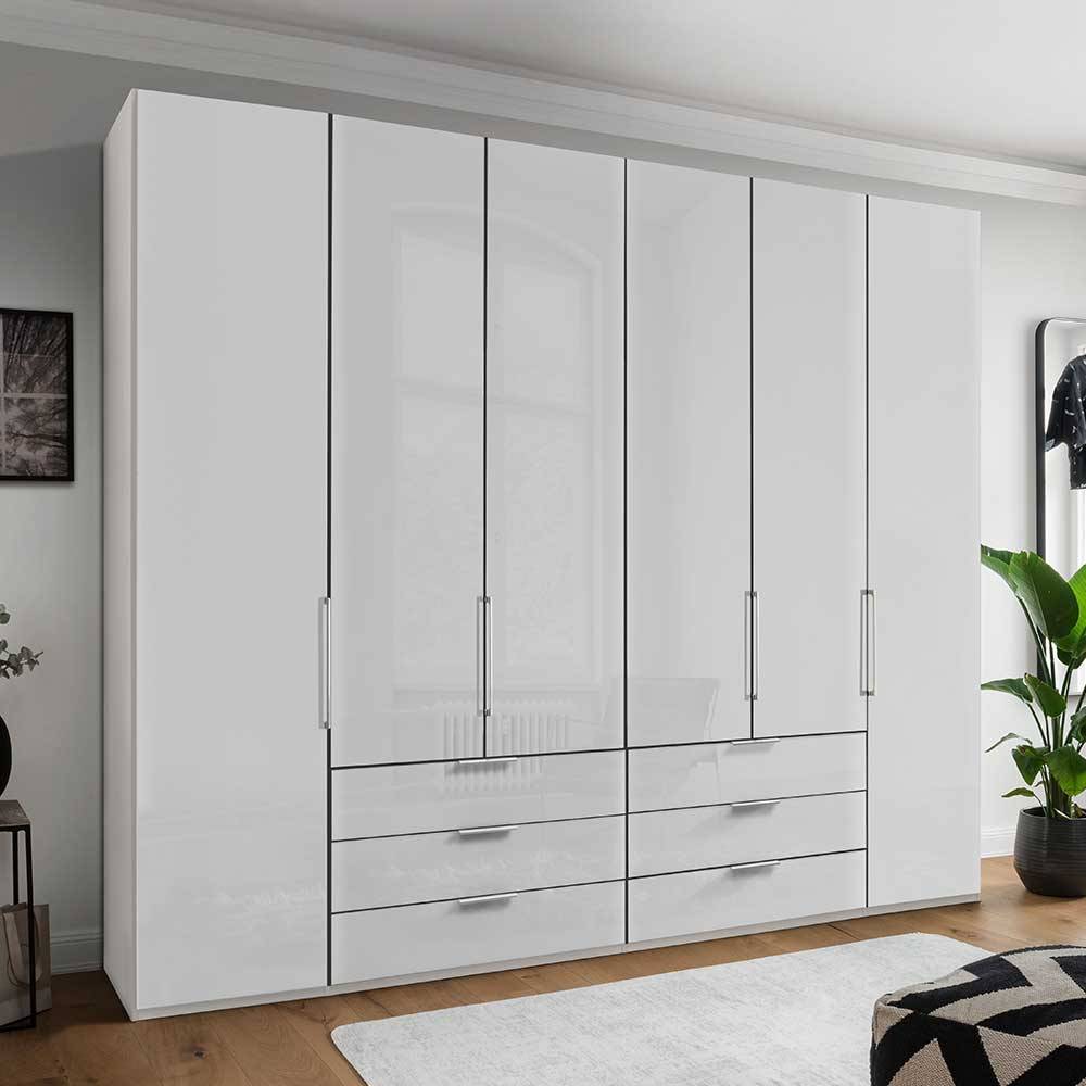 Falttürenschrank Monchy in Weiß Made in Germany