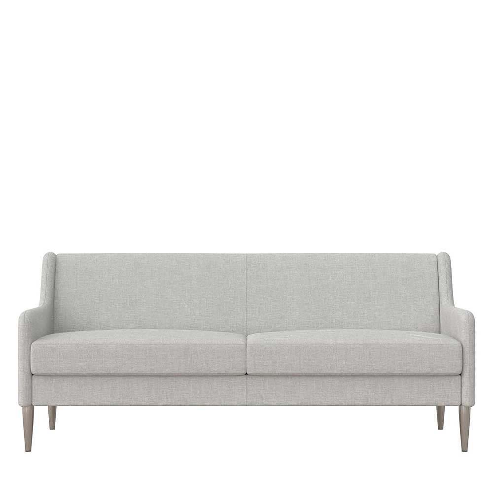 Sofa Nadiola mit drei Sitzplätzen und Vierfußgestell aus Metall