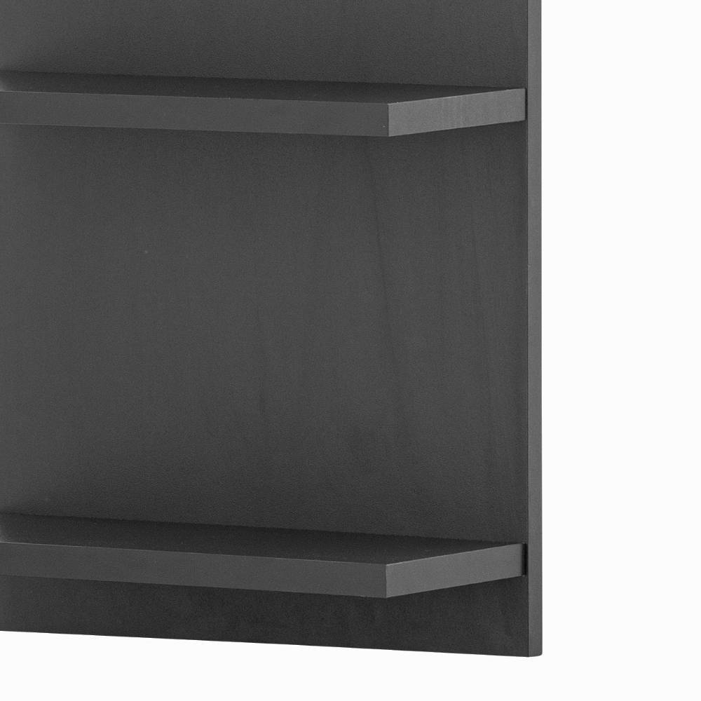 Wandregal Mayora in Anthrazit 70 cm hoch