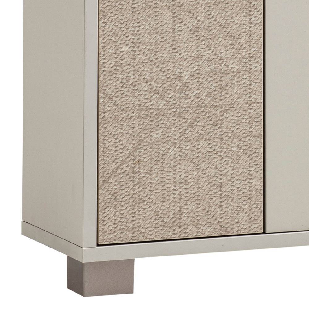 Garderobenschrank Alcarizora in Beige melaminbeschichtet