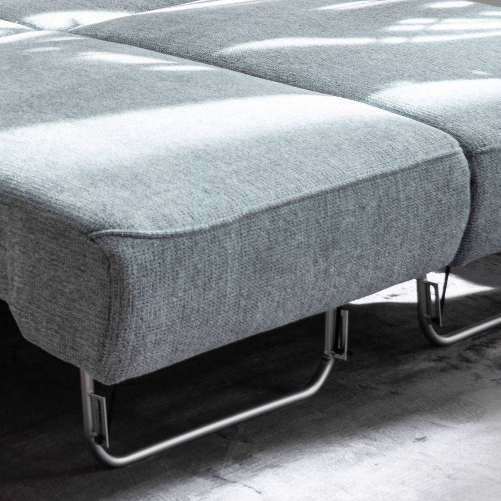 Schlafsofa Natal in Mintgrün mit Steppungen